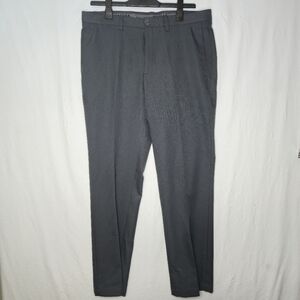 Haggar Men's Cool 18 Gray Dress Pants Size 36 X 32
